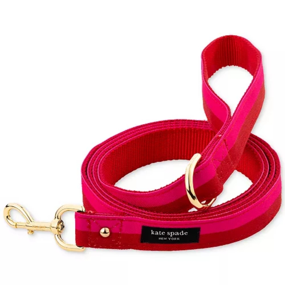 Kate Spade New York Red and Pink Leash (Size M/L)